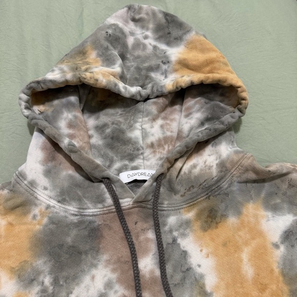 Daydreamer Camo Tie Dye Oversized Sweater Size Small - Picture 7 of 9